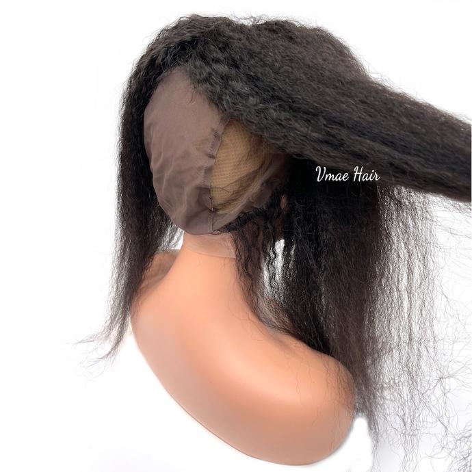 Kinky Straight 13*6 HD Frontal Cap