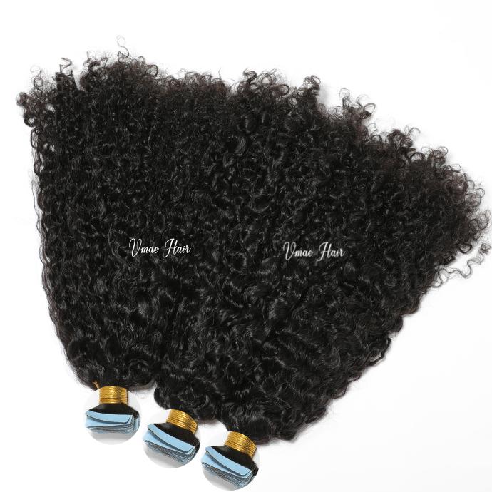 Afro Kinky Curly A tape in hair extension