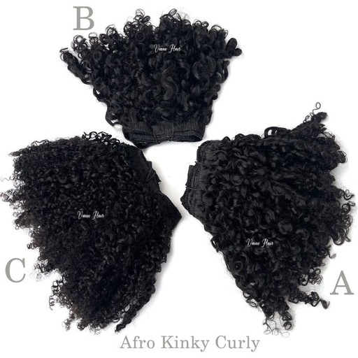 Afro Kinky Curly Clip ins