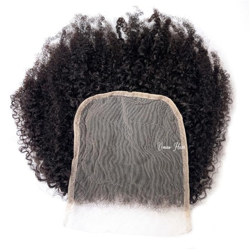 Afro Curly A 6*6 Transparent Clousure