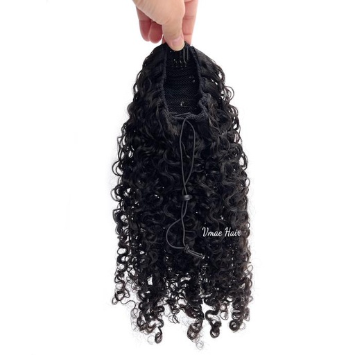 Afro kinky Curly A Drawstring Ponytail